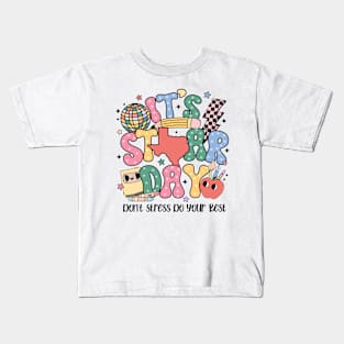 It's Star Day Don't Stress Do Your Best, Test Day, Testing Day, Texas Testing Kids T-Shirt